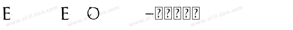 Elgethy Est Oblique字体转换